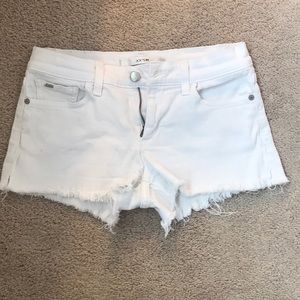 Joes jeans white shorts